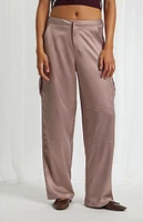 PacSun Satin Cargo Pants