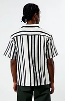 PacSun Textured Stripe Camp Shirt