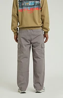 Pacsun Stretch Gray Baggy Cargo Pants