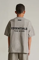 Fear of God Essentials Kids Heather Grey Crew Neck T-Shirt