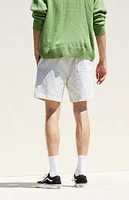 PacSun Stripe Textured Linen Shorts