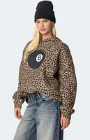 Edikted Leopard Magic 8 Hoodie