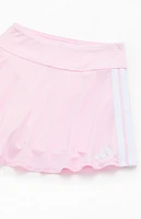 adidas Kids Striped Mesh Flounce Skort