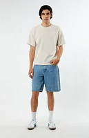 PacSun Cream Grain Knit Oversized T-Shirt