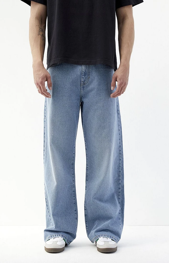 PacSun Light Indigo Extreme Baggy Jeans