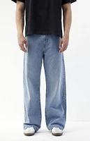 PacSun Light Indigo Extreme Baggy Jeans