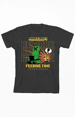 Kids Minecraft Survival Model T-Shirt