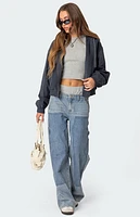 Edikted Milly Oversized Cropped Jacket