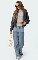 Edikted Milly Oversized Cropped Jacket