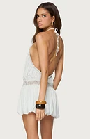 Edikted Aida Backless Bubble Mini Dress