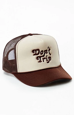 Free & Easy Don't Trip Embroidered Trucker Hat