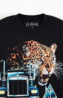 Def Leppard Panther Truck T-Shirt