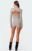 Edikted Finnley Two Piece Cable Knit Romper