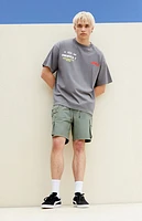 Pacsun Green Cargo Shorts