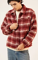Pacsun Brushed Plaid Jacket