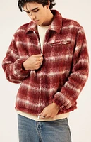 PacSun Brushed Plaid Jacket