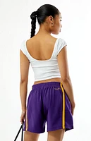 Mitchell & Ness NBA LA Lakers Mesh Jump Basketball Shorts