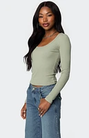 Edikted Makenna Scoop Neck Top