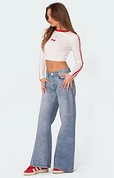 Edikted Cherry on Top Long Sleeve T-Shirt