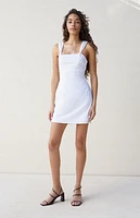 Beverly and Beck Matilda Bow Strap Mini Dress