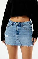 Thrills Candy Denim Mini Skirt