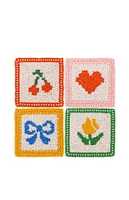 ban.do Quilt Beaded Coaster Set