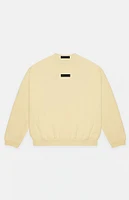 Fear of God Essentials Garden Yellow Crew Neck Sweatshirt