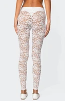 Edikted Sheer Lace Leggings