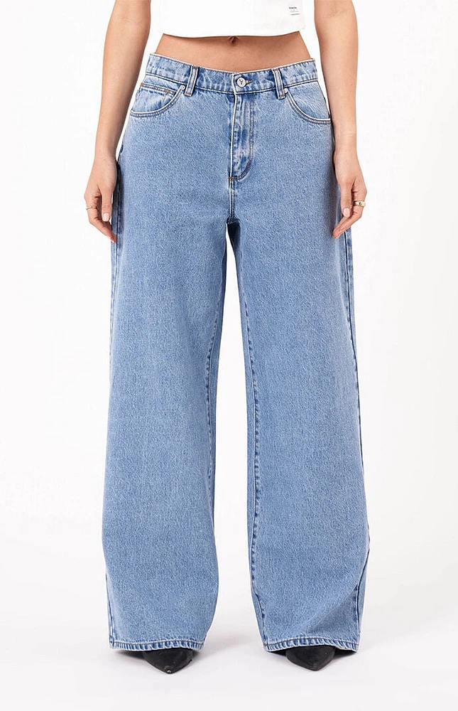 ABRAND 95 Gigi Mid Rise Super Baggy Jeans