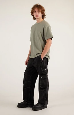 PacSun Dylan Baggy Cargo Jeans Black