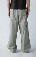 PacSun Olive Canvas Parachute Pants