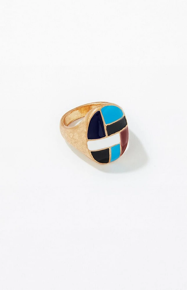 PacSun Gold Signet Ring