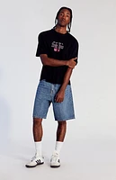 Pacsun Medium Indigo Denim Baggy Shorts
