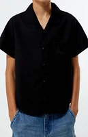 Pacsun Kids Embroidered Camp Shirt