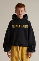 Fear of God Essentials Kids Black Heavy Fleece Hoodie