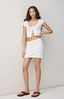 Beverly & Beck Marissa Knit Mini Skirt