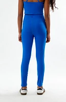 PAC 1980 Kids WHISPER Active Blue Pocket Yoga Pants