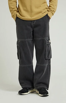 PacSun Black Extreme Baggy Cargo Jeans