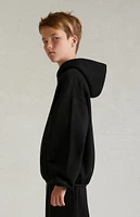 Kids Fear of God Essentials Black Hoodie