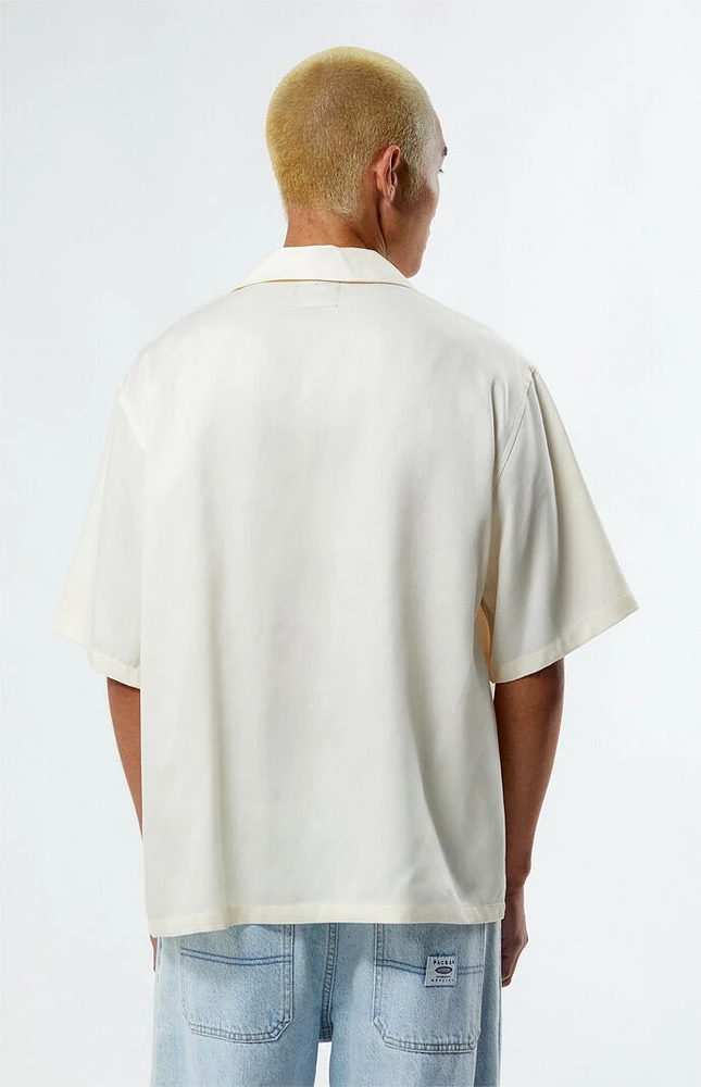 PacSun Archie Embroidered Oversized Camp Shirt