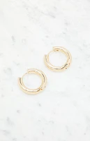 LA Hearts Medium Chunky Basic Hoop Earrings