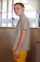 Pacsun Kids Boucle Camp Shirt