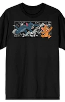 Tom & Jerry Chalk Art T-Shirt