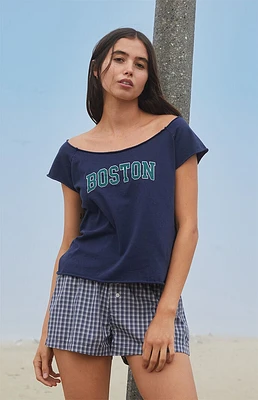John Galt Boston Off-The-Shoulder Top