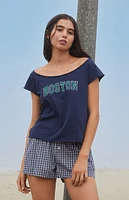John Galt Boston Off-The-Shoulder Top