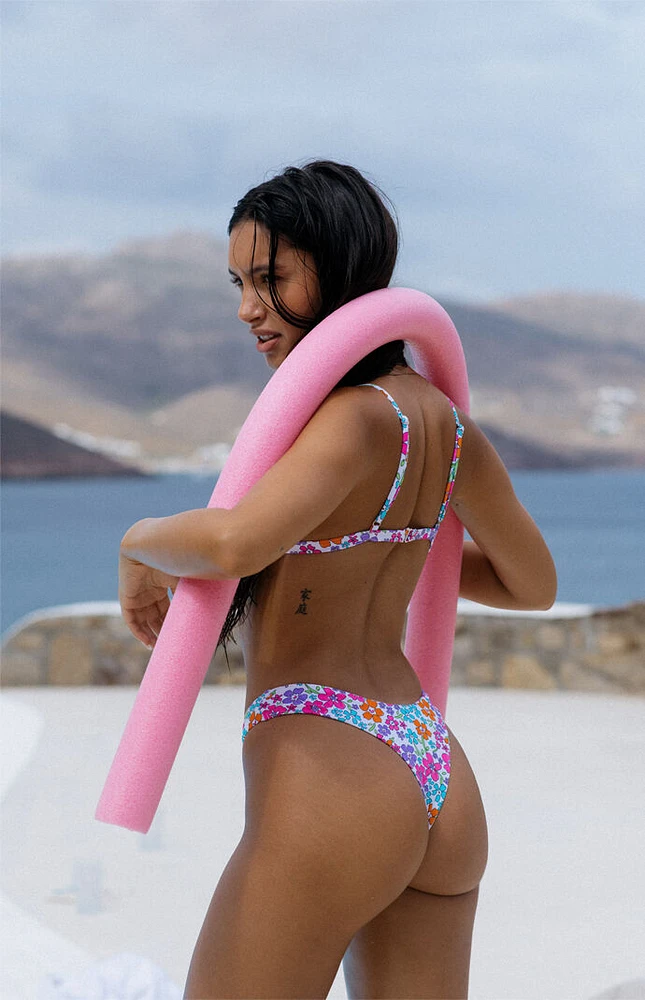 Bright Swimwear Citrus Floral Bali High Cut Bikini Bottom