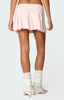 Edikted Easter Pleated Knit Mini Skirt