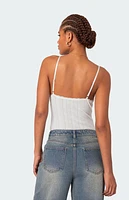 Edikted Krysten Lacey Pointelle Bodysuit