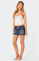 Edikted LA Lover Rhinestone Tank Top