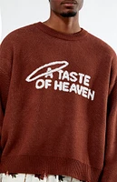 PacSun A Taste Of Heaven Cropped Sweater